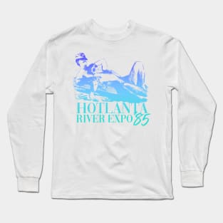 Hotlanta River Expo Vintage Gay LGBT Retro Atlanta Georgia Long Sleeve T-Shirt